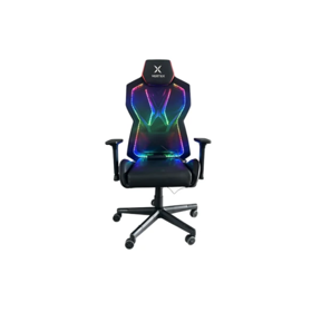 გეიმერული სავარძელი: Vertex CyberNova Gaming Chair With RGB light Black Mesh