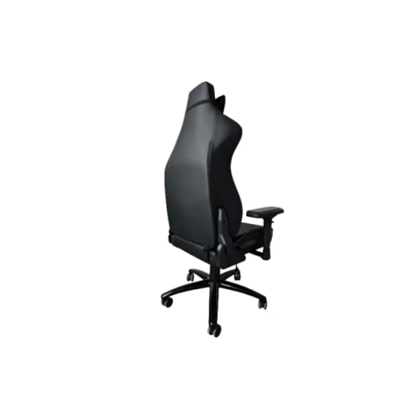 გეიმერული სავარძელი: Vertex Viper Gaming Chair Black Car Leather