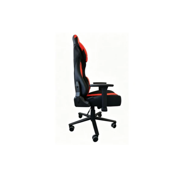 გეიმერული სავარძელი: Vertex HellRunner Gaming Chair Black/Red PU