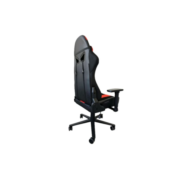 გეიმერული სავარძელი: Vertex HellRunner Gaming Chair Black/Red PU