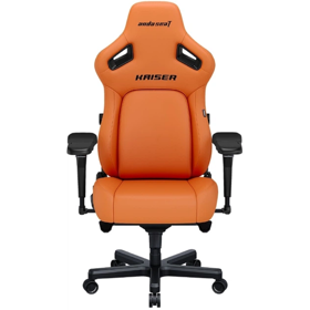 AndaSeat Chair Kaiser 4 V2, PVC leather, 6D-Armrests, orange
