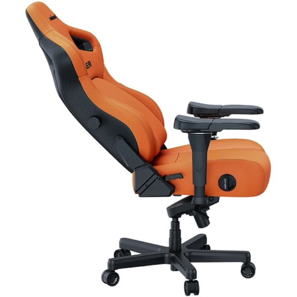 AndaSeat Chair Kaiser 4 V2, PVC leather, 6D-Armrests, orange