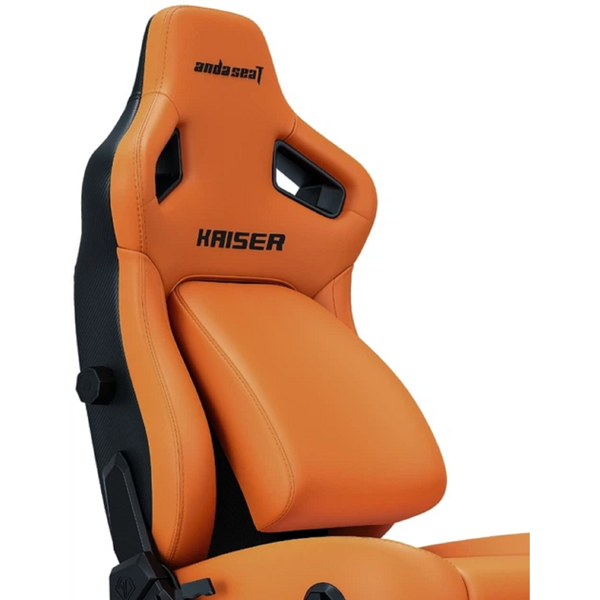 AndaSeat Chair Kaiser 4 V2, PVC leather, 6D-Armrests, orange
