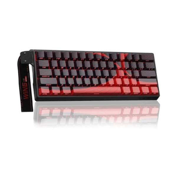 კლავიატურა: AULA WIN60 MAX RGB Gaming Keyboard Black/Red (Magnetic Switch)