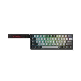 კლავიატურა: AULA WIN60 HE Pro RGB Mechanical Keyboard Light Grey/Dark Grey (Meteor Magnetic Switch)