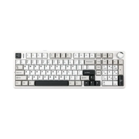 კლავიატურა: AULA F99 PRO Tri-Mode RGB Mechanical Keyboard Grey/White/Dark Grey (Star Vector Switch)