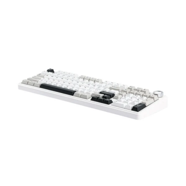 კლავიატურა: AULA F99 PRO Tri-Mode RGB Mechanical Keyboard Grey/White/Dark Grey (Star Vector Switch)