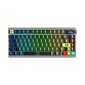 კლავიატურა: AULA NOVA75 Mechanical Keyboard Black translucent keycaps (Dream Sakura Switch)