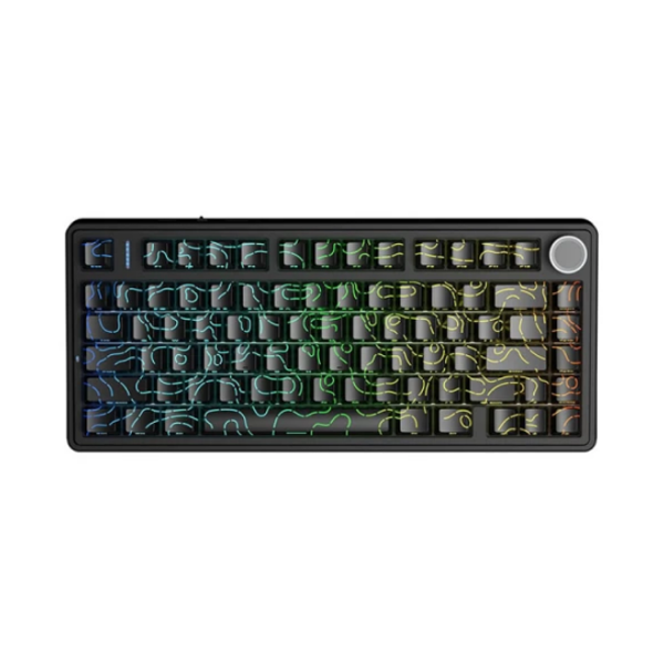 კლავიატურა: AULA F75 RGB Gaming Keyboard Black Contour (Seiya Switch)
