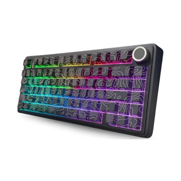 კლავიატურა: AULA F75 RGB Gaming Keyboard Black Contour (Seiya Switch)