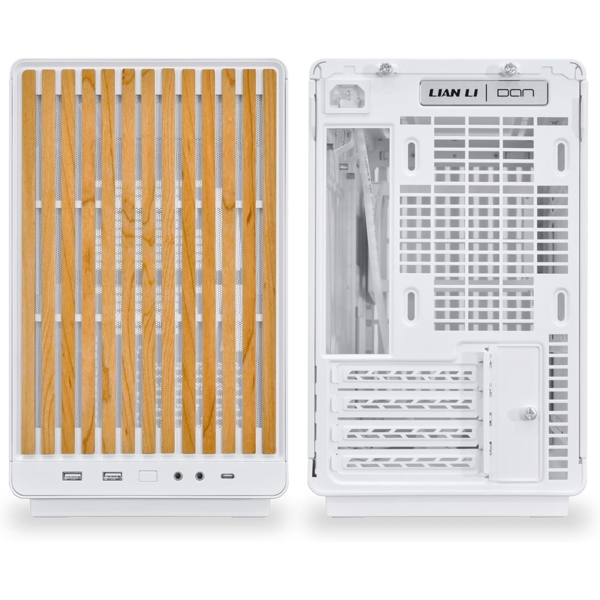 Lian Li A3-mATX white (Wooden Front Panel) G99.A3W-WD.00