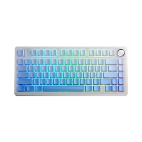 კლავიატურა: AULA F75 Pro RGB Mechanical Keyboard Glacier White/Gradient Blue (Star Vector Switch)
