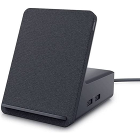 Dell Dual Charge Dock HD22Q - Fabric Wrapped Charging Stand, Type-C Connector, Qi Enabled Charging