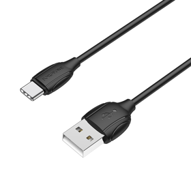 BOROFONE BX19 Benefit charging data cable for Lightning Black