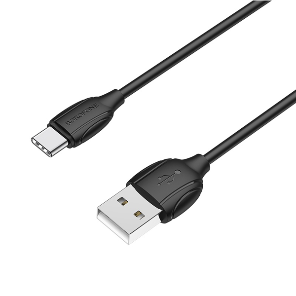 BOROFONE BX19 Benefit charging data cable for Lightning Black