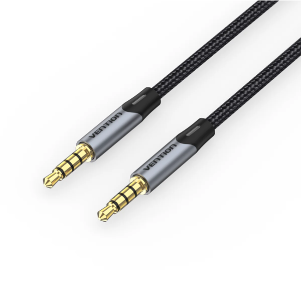VENTION BAPHI 3.5MM Male to Male Flat Aux Cable 3M Gray