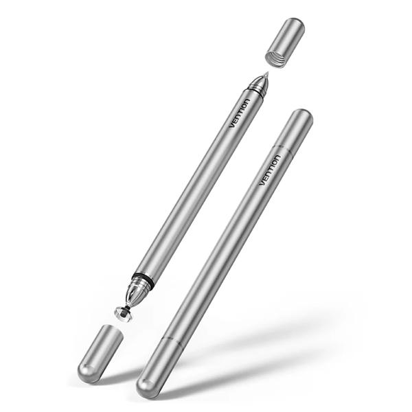 VENTION KQMH0 2-in-1 Stylus Pen Gray Aluminum Alloy Type