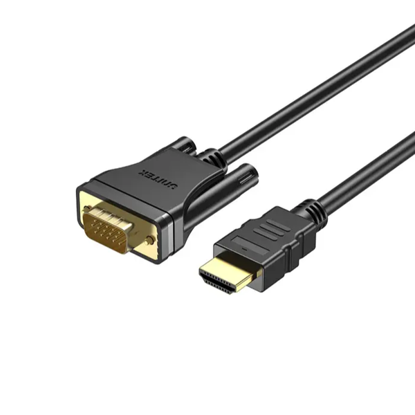 V1185A, UNITEK, HDMI to VGA  კაბელი 2M..
