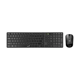 კლავიატურა, SlimStar 8250, Genius, Wireless, Bluetooth Slim  კლავიატურა + მაუსი, შავი (Black).