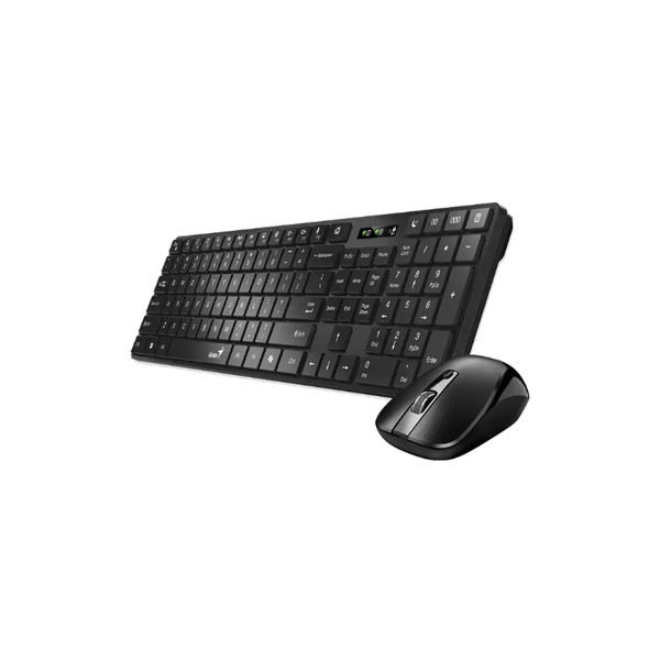 კლავიატურა, SlimStar 8250, Genius, Wireless, Bluetooth Slim  კლავიატურა + მაუსი, შავი (Black).
