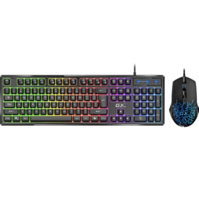 კლავიატურა, Scorpion KM-GX3, Genius, სადენით, Gaming  Keyboard+ Mouse, Combo, ნათებით, შავი (Black).