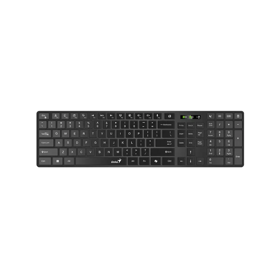 კლავიატურა, SlimStar 7250BT, Genius, Wireless 2.4GHz, Bluetooth, AI Copilot, RU, USB, შავი (Black).