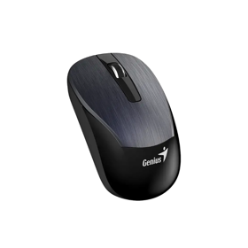 თაგვი, ECO-8015, Genius, Wireless Silent, მეტალისფერი ნაცრისფერი (Iron Grey).