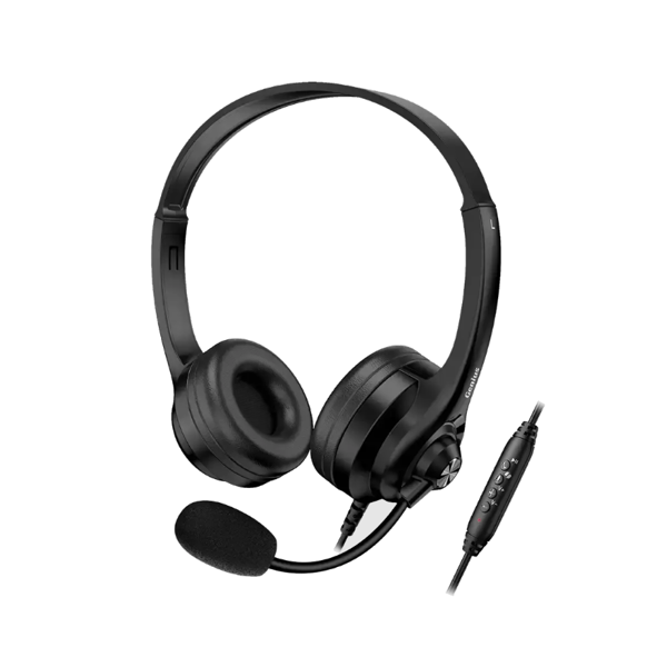 ყურსასმენი, HS-235U AI, Genius, Black.