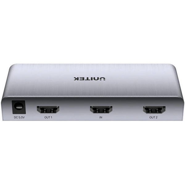 HDMI გამყოფი, V1130A, UNITEK, 4K HDMI Splitter 1 In 2 Out. V1130A01-EU