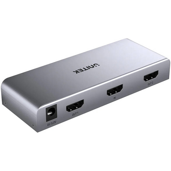 HDMI გამყოფი, V1130A, UNITEK, 4K HDMI Splitter 1 In 2 Out. V1130A01-EU