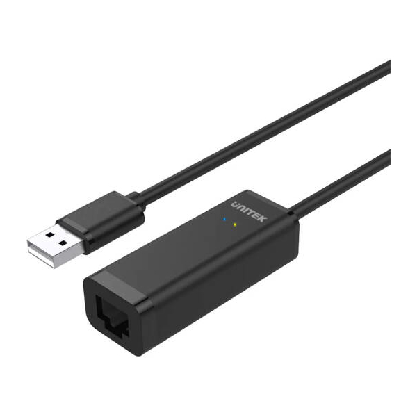 USB გადამყვანი,  Y-1468, UNITEK, USB2.0 to 10/100Mbps.