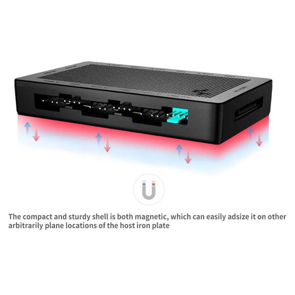 SC790, Deepcool, 2-in-1 PWM & RGB Hub, ARGB-3Pin & PWM-4 Pin
