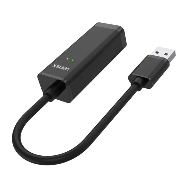 ადაფტერი,  Y-3470, UNITEK, USB 3.0 to 1Gb RJ45.