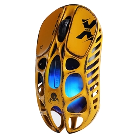 Mouse GravaStar Mercury X Pro, 8K, BT/WL/USB-A, RGB, Battle-Worn Yellow