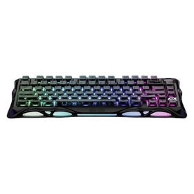 Mechanical keyboard GravaStar Mercury V75 80keys, Magnetic Jade Pro, 8K, USB-A, RGB, Stealth Black