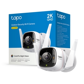კამერა, Tapo C325WB, TP-Link,  გარე გამოყენების 2K გაფართოების  ღამის ხედვით და მოძრაობის სენსორით (Motion-alerts).