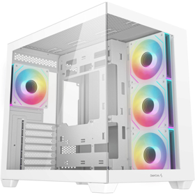 ქეისი, CG530U 4F WH, DEEPCOOL, ATX Mid-Tower . R-CG530U-WHAGA4-G