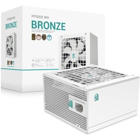 PF500X WH, DEEPCOOL, PSU, 500W Power Supply 80PLUS Bronze, White.
