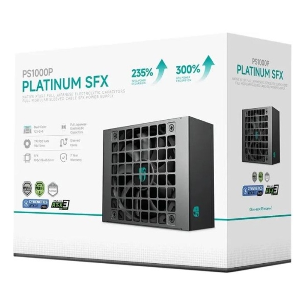 Deepcool GAMERSTORM PS1000P, 1000W, Cybenetics Platinum, ATX3.1