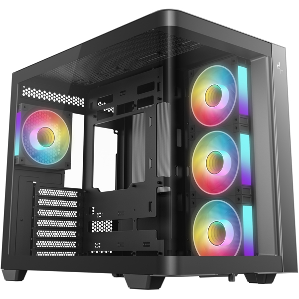 DeepCool CG530U 4F, Tempered Glass, Black

