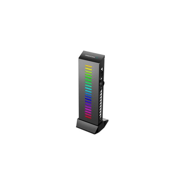 GH-01 A-RGB,Deepcooll  GPU stand 1.2W 52.6×60.6×163.73mm（W×D×H）, M/B with 5V ADD-RGB Header