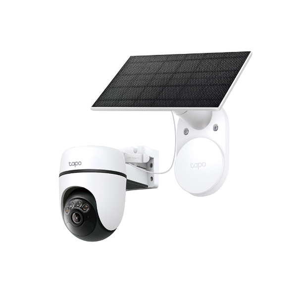 კამერა, Tapo C610 KIT, TP-Link, 2K გაფართოების  გარე გამოყენების მზის ენერგიაზე მომუშავე  ღამის ხედვით .