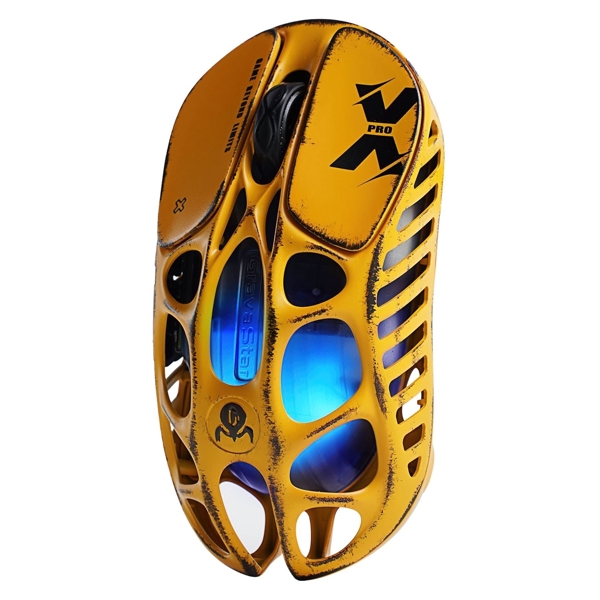 Mouse GravaStar Mercury X Pro, 8K, BT/WL/USB-A, RGB, Battle-Worn Yellow