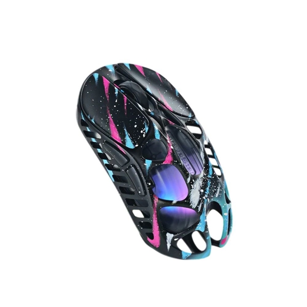 Mouse GravaStar Mercury X Pro, 8K, BT/WL/USB-A, RGB, Neon Graffiti