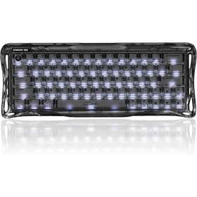 Keyboard GravaStar Mercury V60 60keys, UFO Magnetic Gaming, 8K, USB-A, RGB, Onyx Crystal
