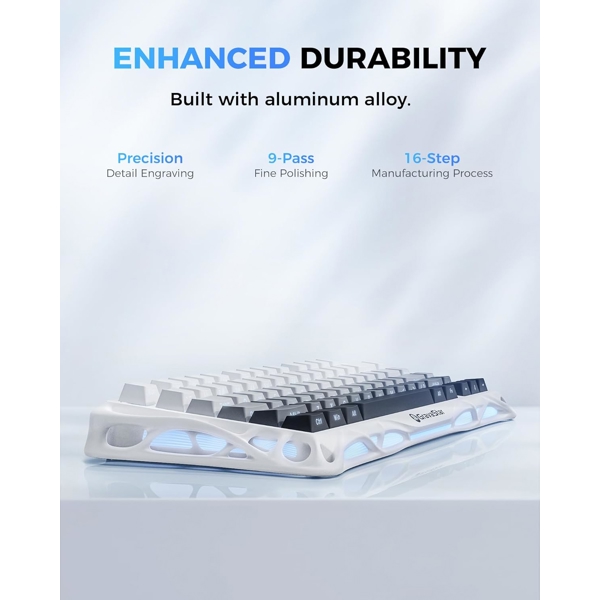 GravaStar Mercury K1 75% Wireless Mechanical Gaming Keyboard