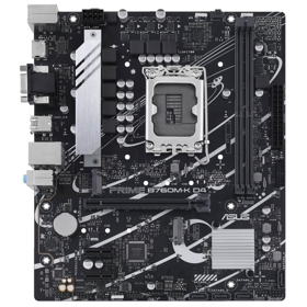 ASUS Motherboard PRIME B760M-K D4 s1700 B760 2xDDR4 M.2 HDMI D-Sub mATX