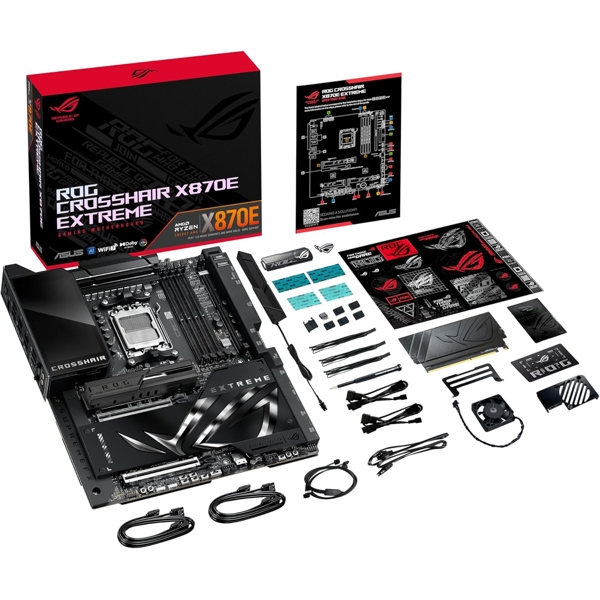 ASUS Motherboard ROG CROSSHAIR X870E EXTREME sAM5 X870E 4xDDR5 M.2 USB Type-C HDMI Wi-Fi BT EATX