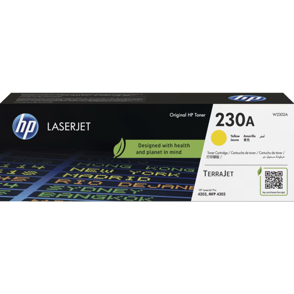 W2302A HP 230A Ylw LaserJet Toner Cartridge