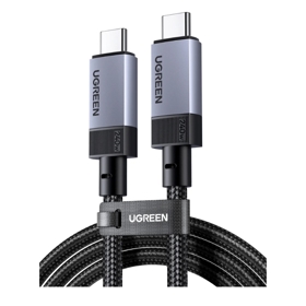 USB კაბელი UGREEN L705 (65175), 240W, Type-C to Type-C Cable, 1m, Grey